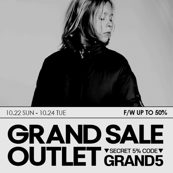 F/W GRAND SALE OUTLET UP TO 50%(종료)